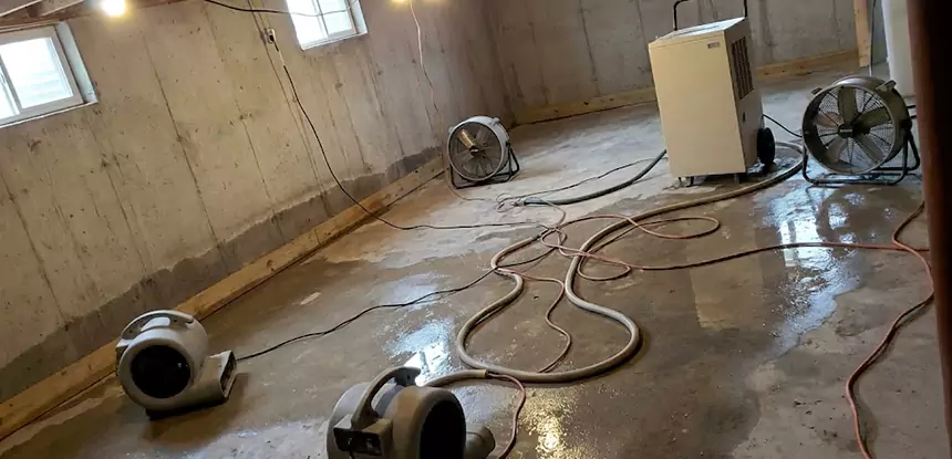 Large-Scale Water Damage Cleanup in Lovejoy